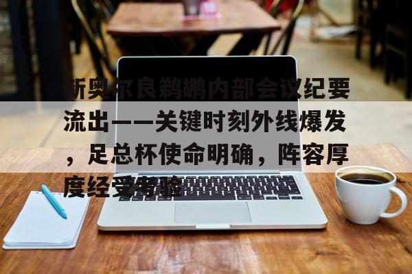 乐鱼体育官方网页版-新奥尔良鹈鹕内部会议纪要流出——关键时刻外线爆发，足总杯使命明确，阵容厚度经受考验